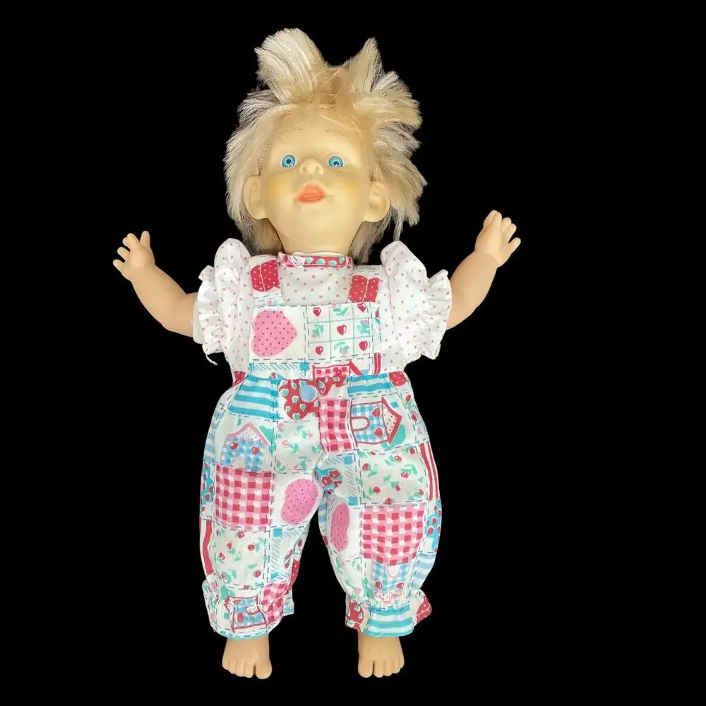 Gloobee Bunch Doll Real Life Expressions Vintage 1990s Blonde Blue Eyes READ